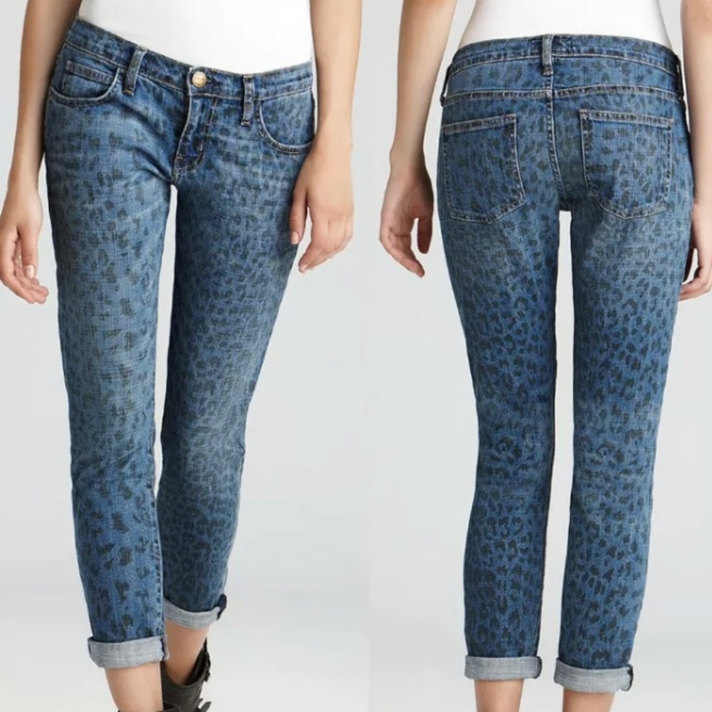 Current/Elliot Leopard Skinny Jeans 29